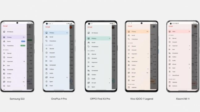 Android 12's cool dynamic color theme to arrive on OnePlus, Samsung and other phones - Vimarsana News