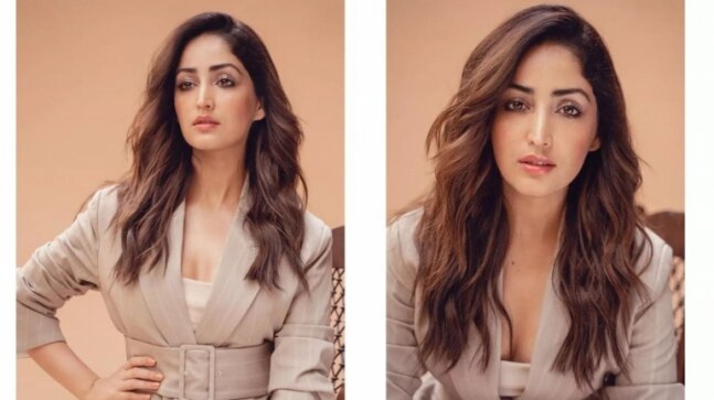 Yami Gautam in Rs 13k chic beige pantsuit exudes bosslady vibes. See pics - Vimarsana News