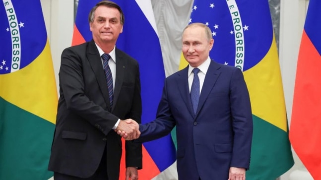 Putin hosts leader of Brazil for talks amid Ukraine crisis