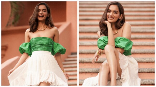 Manushi Chhillar keeps it comfy and stylish in Rs 20k green top in new pics from Goa. Seen yet?