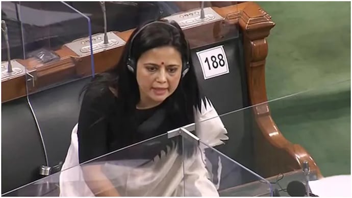 TMC MP Mahua Moitra slammed the Lok Sabha Chair for asking her to calm ...