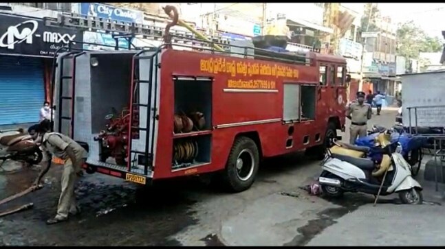 Fire breaks out in commercial complex in Vijayawada; no casualties reported