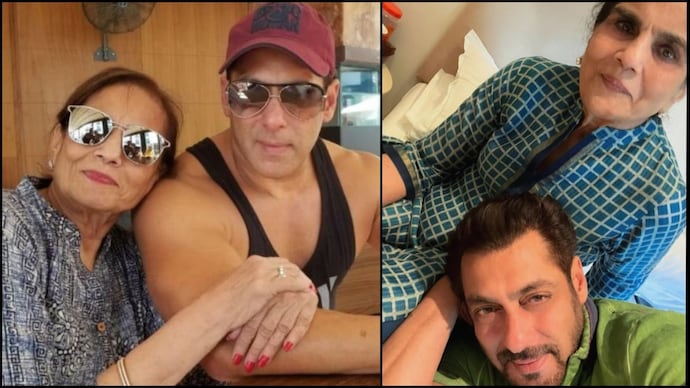 Salman Khan's jannat is in 'maa ki godh', shares pic with mother Salma - India Today