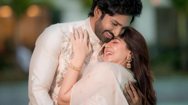 Aadhi and Nikki Galrani share engagement video on social media. Cute couple, say fans