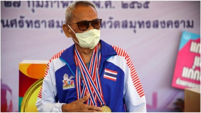 102-yr-old man finishes race in 27.08 seconds, breaks Thai 100m record. Watch video