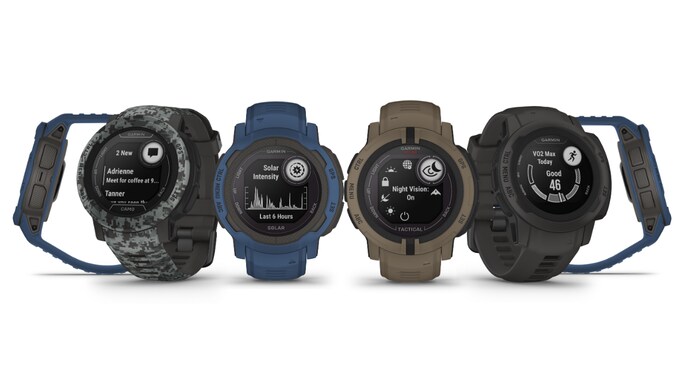 Garmin Instinct 2 smartwatch series with unlimited battery life