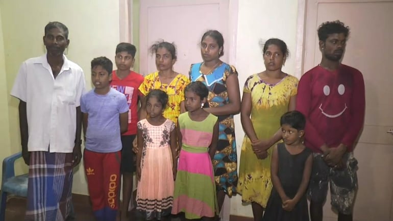 A group of Sri Lankan refugees who arrived in Tamil Nadu in the midst of the economic crisis in Sri Lanka. A group of Sri Lankan refugees who arrived in Tamil Nadu in the midst of the economic crisis in Sri Lanka.