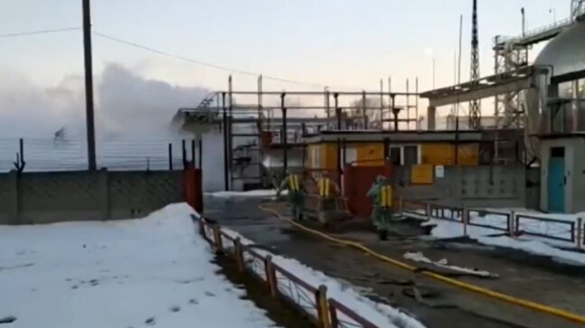 Ammonia leak at Sumy chemical plant in Ukraine after Russian airstrike