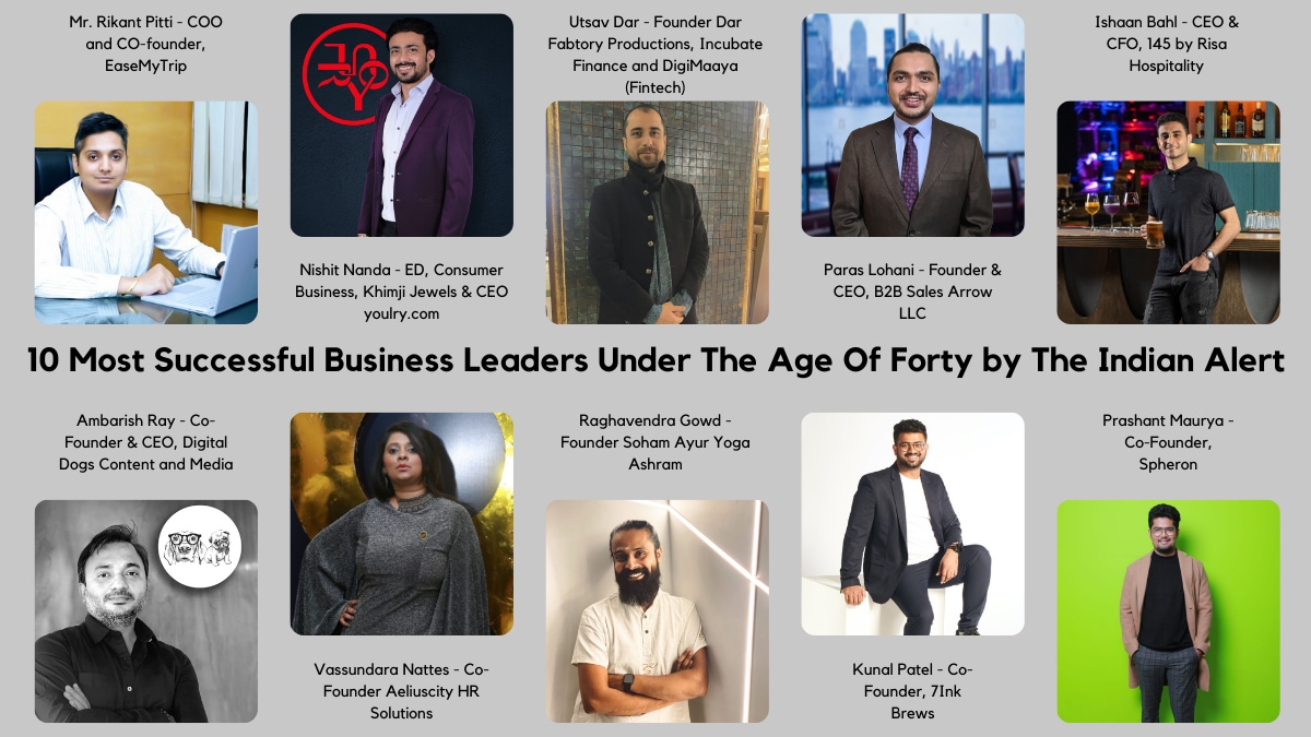 10 Most Successful Business Leaders under the Age of Forty by the ...