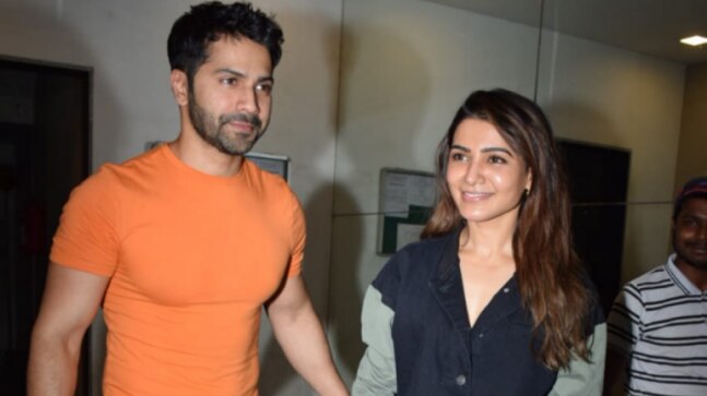 Varun Dhawan says 'arre darao mat' as paparazzi flock Samantha in Mumbai. Netizens go gaga