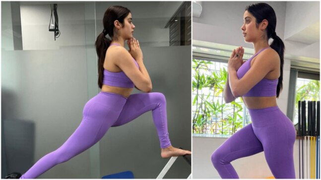 Janhvi Kapoor shares glimpse of pilates session with a hilarious caption. Watch
