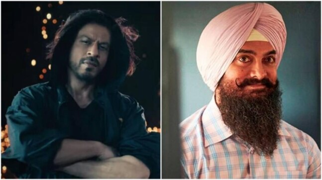 Shah Rukh says 'Aamir kehta hai pehle Pathaan dikha' as fan asks if he's seen Laal Singh Chaddha