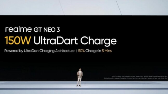 Realme says upcoming GT Neo 3 can charge half the battery in only 5 minutes - Vimarsana News