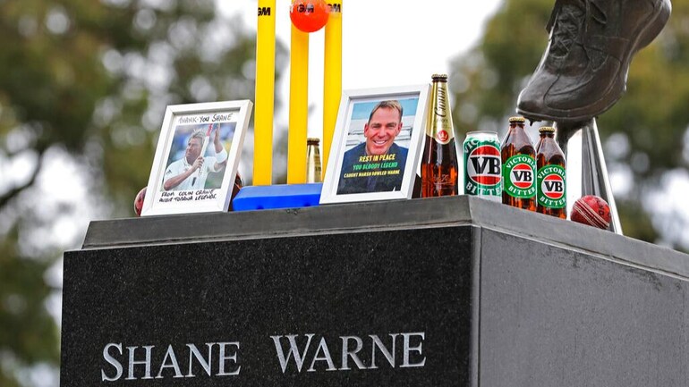 Shane Warne's family and friends say goodbye to Australia great at private funeral Shane Warne's family and friends say goodbye to Australia great at private funeral (Reuters Photo)