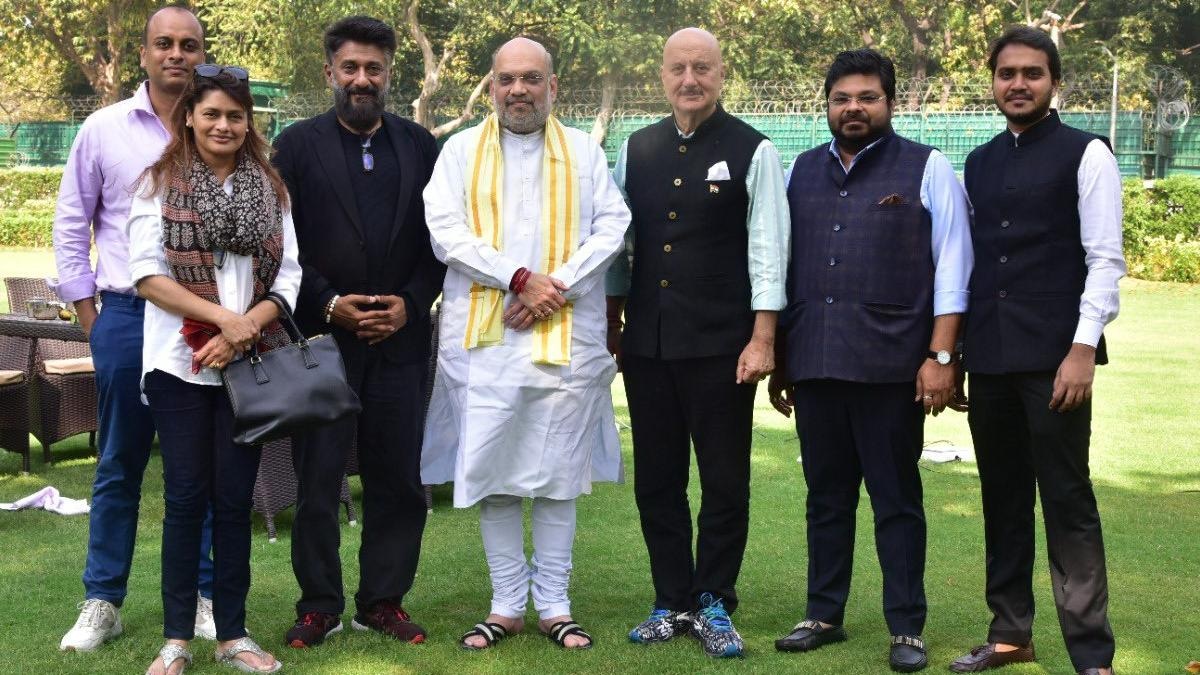 The Kashmir Files team meets Amit Shah in Delhi. Vivek Agnihotri thanks him for his encouraging words - Movies News
