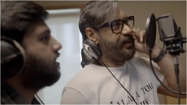 Ajay Devgn turns dapper rapper for Runway 34, collabs with Yashraj Mukhate