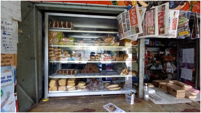 Essential goods are in short supply across shops in Sri Lanka's Colombo.