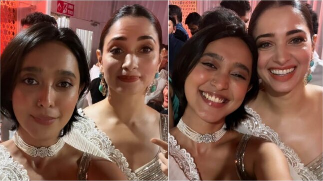 Tamannaah and Sayani Gupta snapped in the saree at Baba Siddique's Iftaar party - Vimarsana News