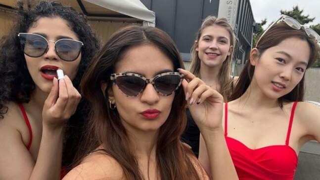 Anushka Sen enjoys pool day with her girl gang in Incheon, all set for her 1st Korean project