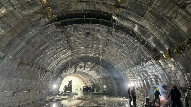 BRO conducts final blast of Arunachal Pradesh’s Nechiphu tunnel to mark completion of excavation work