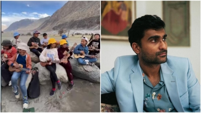 Group of kids from Ladakh sing Dil Beparvah with ukulele in cute viral video. Singer Prateek Kuhad shares clip