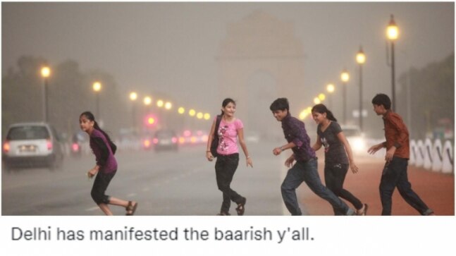 #DelhiRains top trend, Twitter ecstatic after heavy showers. See posts