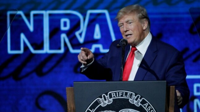 A good guy with a gun: Trump's solution to stop mass shootings in US