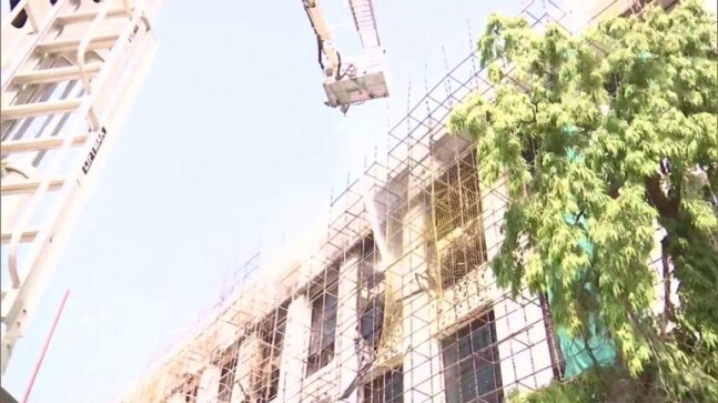 Patna: Fire breaks out at Visvesvaraya Bhavan, no casualties reported - Vimarsana News
