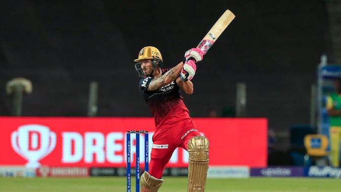 Faf du Plessis of Royal Challengers Bangalore. Courtesy: PTI