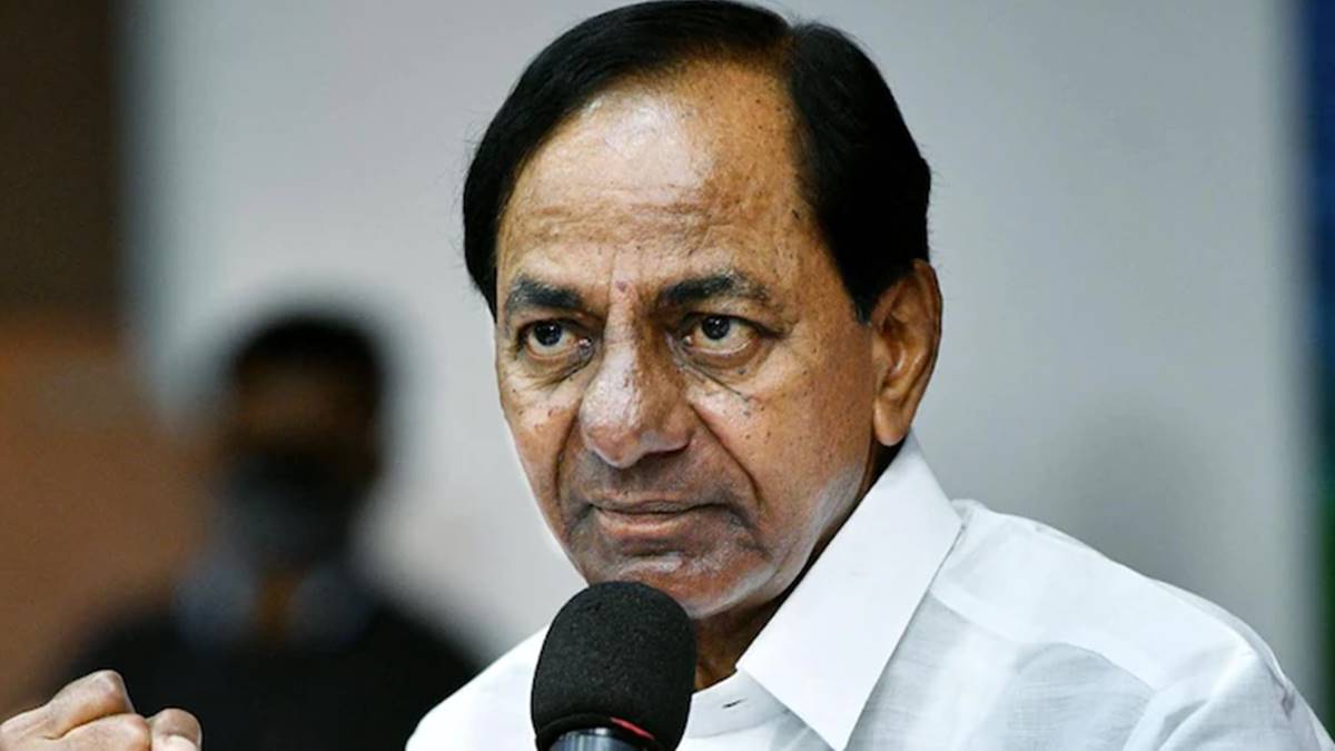 Telangana BJP criticises state govt over VAT on fuel, pours liquor on CM KCR's poster