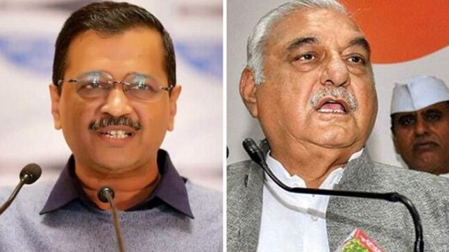 Arvind Kejriwal, Bhupinder Singh Hooda slams Haryana's BJP government