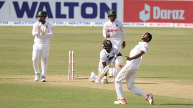 1st Test: Bangladesh openers steady after Sri Lanka’s Angelo Mathews stars with 199