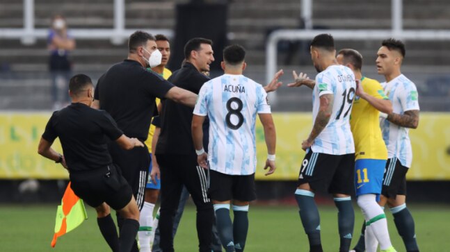 FIFA orders Brazil and Argentina to play their abandoned World Cup qualifier, fines both football associations