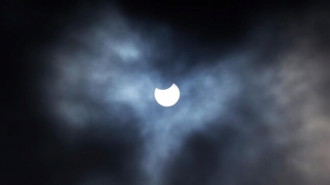 Satellite captures stunning image of the first eclipse of the year - Vimarsana News