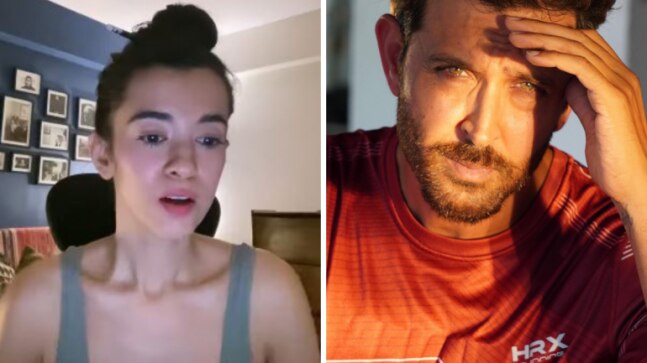 Saba Azad finds rumoured BF Hrithik Roshan 'cutest' as he notices pencil in her hair during singing session