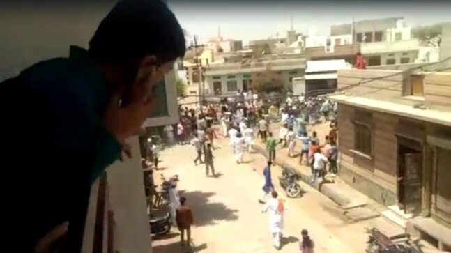 Clashes between two Muslim groups in Rajasthan's Nagaur during Eid celebration