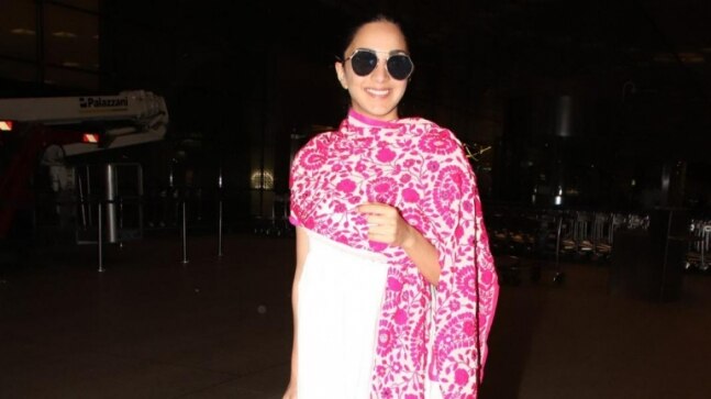 Kiara Advani wears embroidered dupatta with long white dress. Fans love it