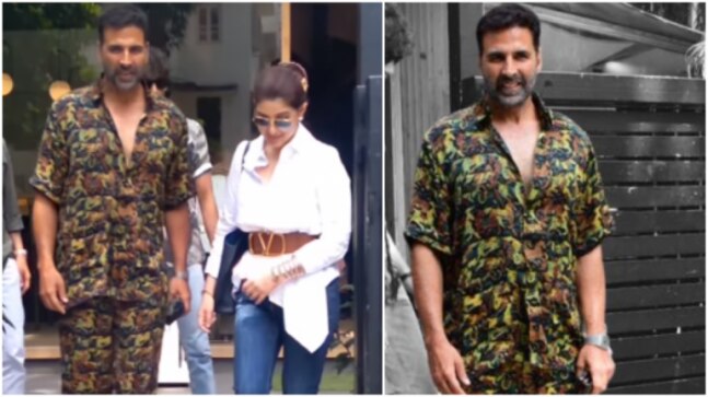 Loved Akshay Kumar's casual yet quirky printed co-ord set? Here's how much it costs