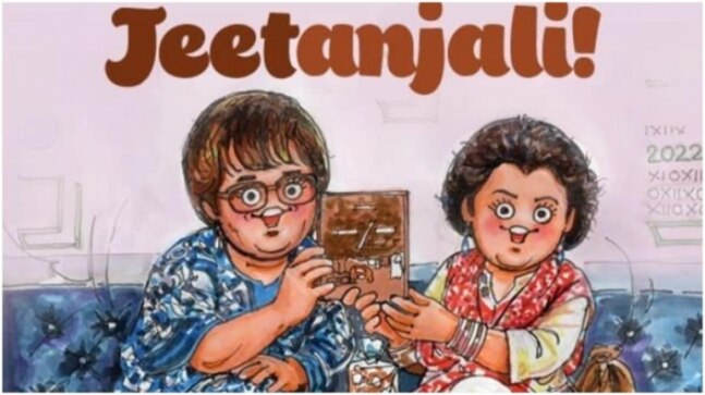 Amul Doodle pays wonderful tribute to Geetanjali Shree for winning Booker prize. Seen it yet?