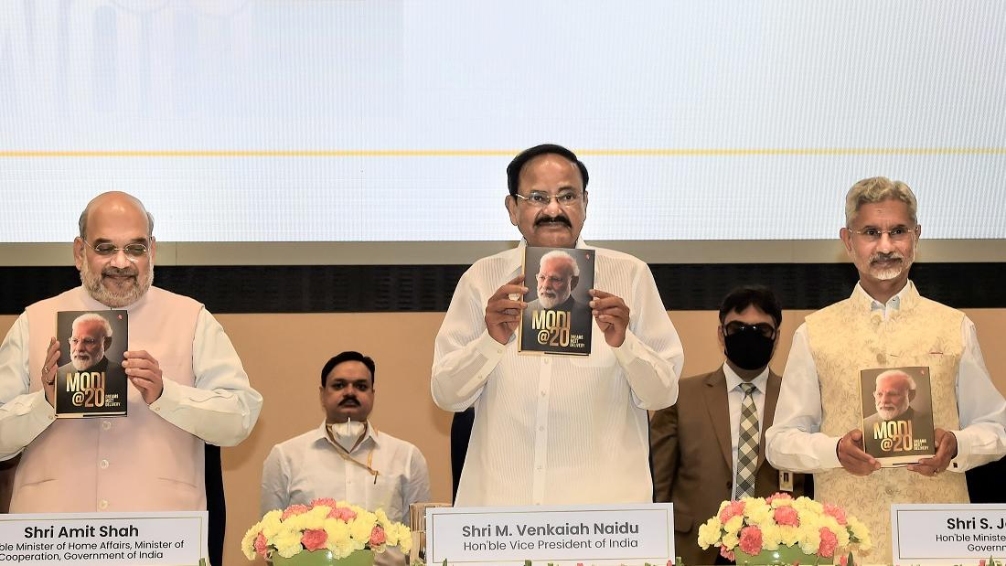 VP Venkaiah Naidu releases 'Modi @20: Dreams Meeting Delivery' book, calls PM Modi a phenomenon