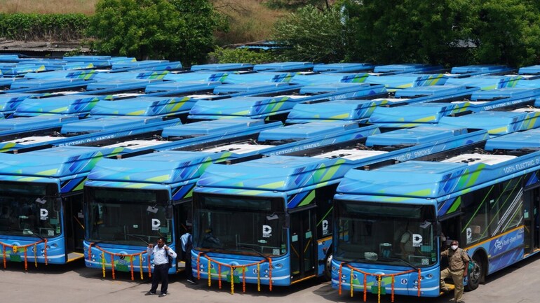 One lakh commuters hop on Delhi electric buses in just three days One lakh commuters hop on Delhi electric buses in just three days
