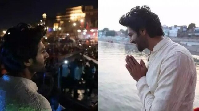 Kartik Aaryan visits Varanasi ghats post Bhool Bhulaiyaa 2 success, shares glimpse