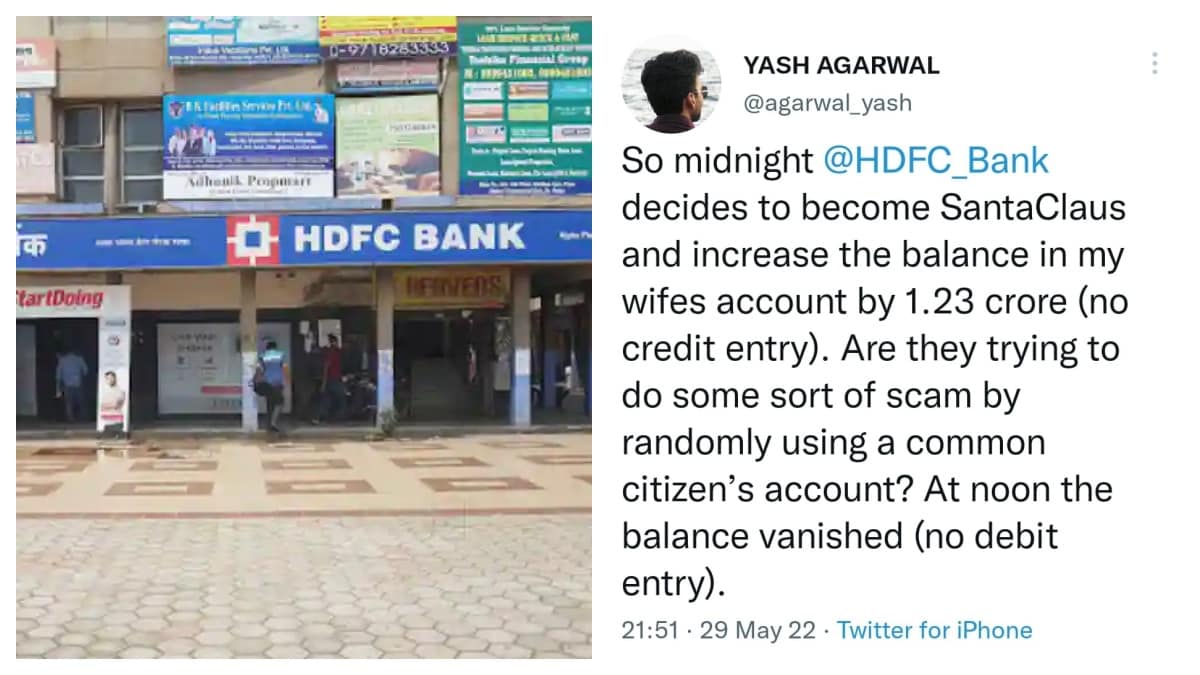 HDFC customers in Chennai turn millionaires for a few hours - Cities News