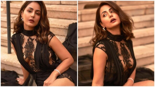 Hina Khan in bold black mini dress is ultra glam on Cannes Day 3. Stunning pics