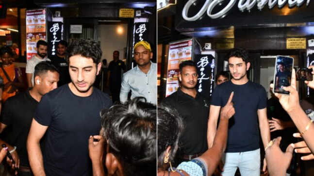 Saif Ali Khan's son Ibrahim gets mobbed in Mumbai. Viral video