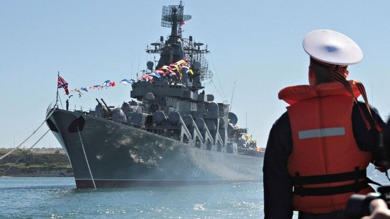 US intel on Moskva location helped Ukraine attack Russia's prized warship, say sources Russian missile cruiser Moskva