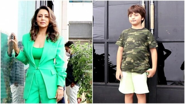 AbRam Khan poses for paps with mom Gauri’s permission, fan calls him polite