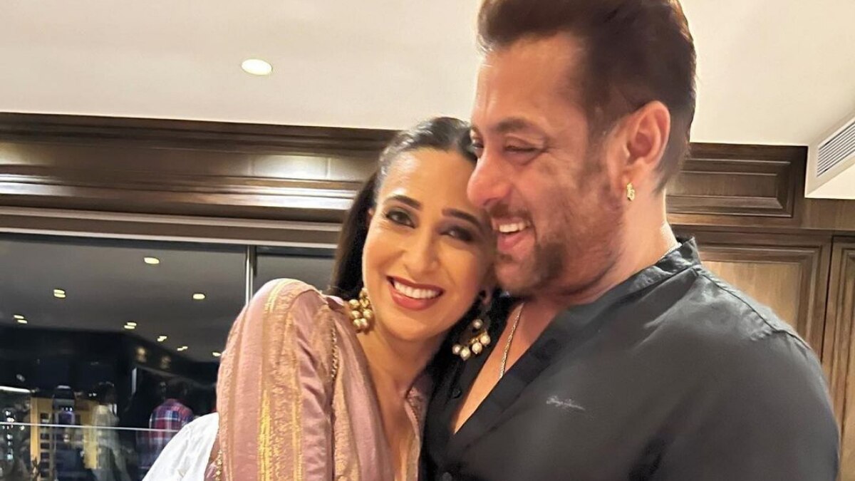 Karisma Kapoor shares warm hug with Salman Khan at Eid bash, calls him her bestfriend