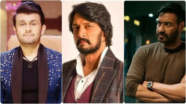 Sonu Nigam on Ajay Devgn-Kiccha Sudeep language row: Let's not divide people further in this country