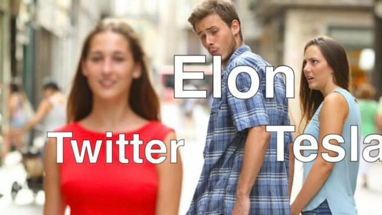 Elon Musk reveals what's on his mind... not Twitter deal Elon Must meme